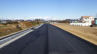 道路改良工事完了しました。