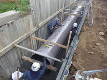 雨水排水管接続工事